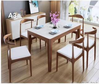 T08高级长方桌，胡桃色  1.35米带炉一桌四椅650元，现货11套。 - 恩施28生活网 es.28life.com